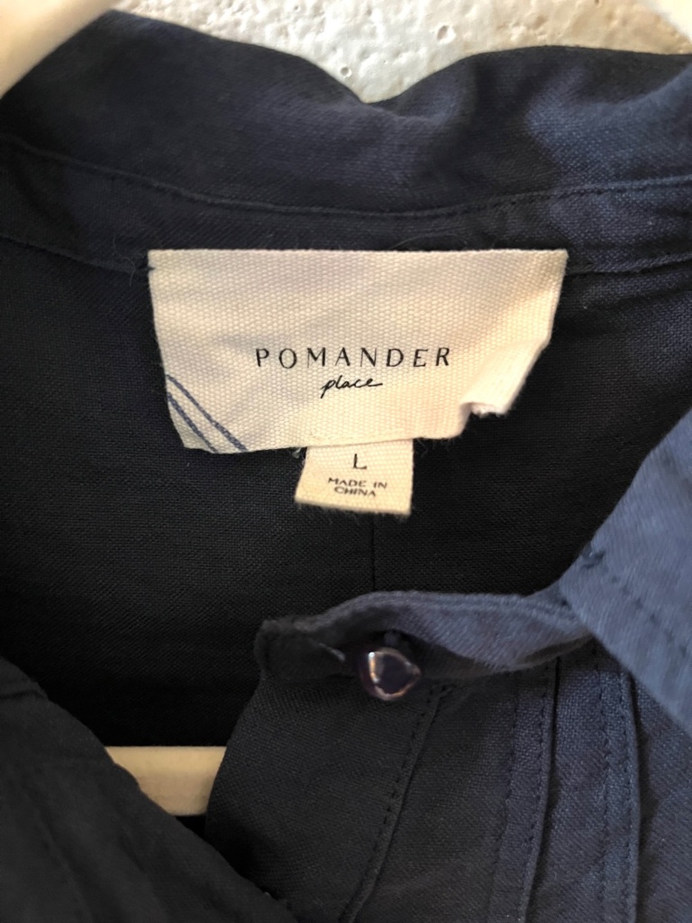 Tuckernuck | Pomander Place | Navy Shift Dress with 3/4 Sleeves - Picture 5 of 5